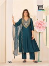 Taj Mahal Vol 15 Blue Hills Top With Bottom Dupatta Exporters In India